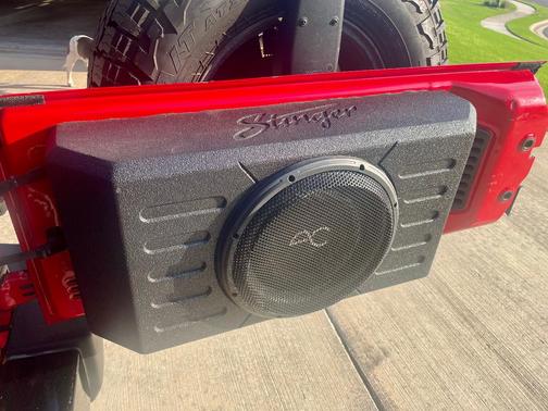 Red 2015 Jeep Wrangler Unlimited Willys Wheeler