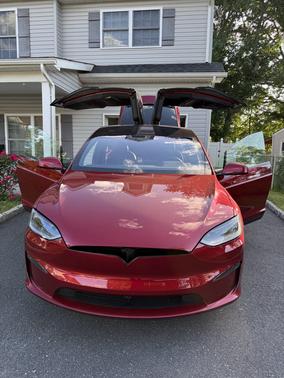 Red 2026 Tesla Model X AWD