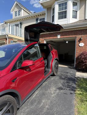 Red 2026 Tesla Model X AWD