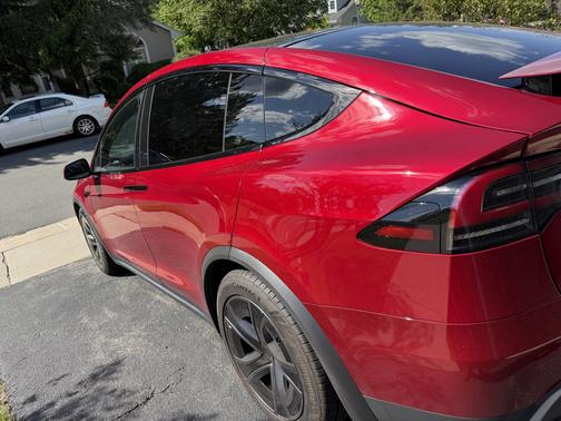 Red 2026 Tesla Model X AWD