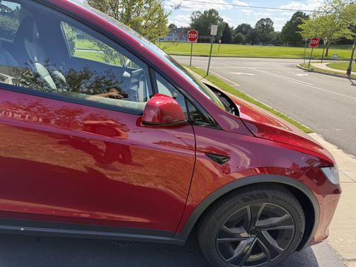 Red 2026 Tesla Model X AWD