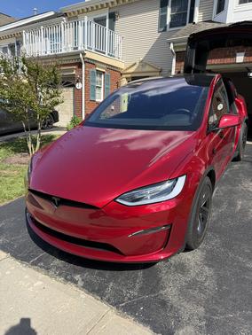 Red 2026 Tesla Model X AWD