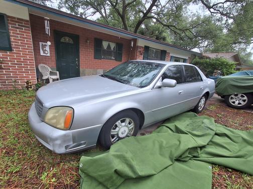 Silver 2003 Cadillac DeVille Base