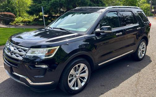 Black 2019 Ford Explorer Limited