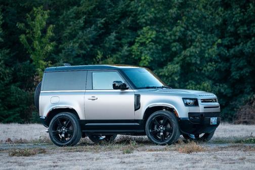 Beige 2023 Land Rover Defender V8