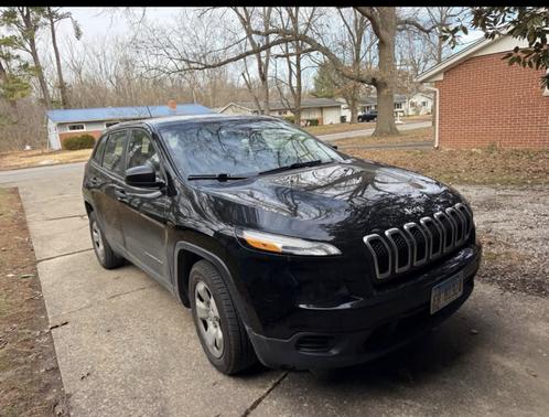 Black 2017 Jeep Cherokee Sport