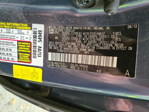 2013 Toyota Sienna LE