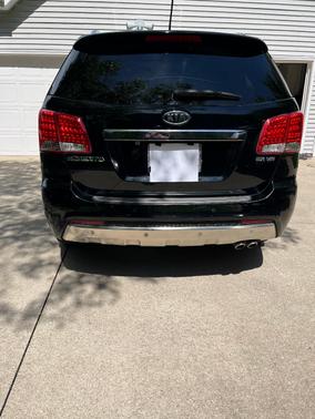 Black 2012 Kia Sorento SX