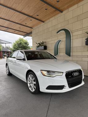 White 2014 Audi A6 3.0T Premium Plus