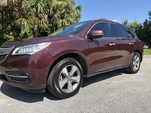 Red 2014 Acura MDX 3.5L