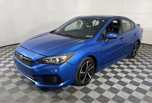 Blue 2022 Subaru Impreza Sport