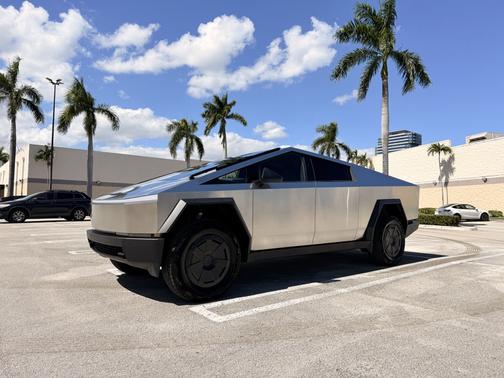 Silver 2026 Tesla Cybertruck Premium AWD