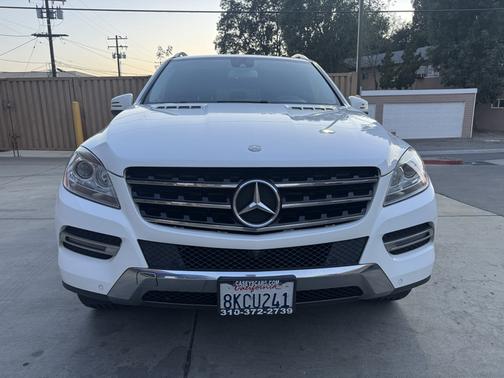 White 2015 Mercedes-Benz M-Class ML 350