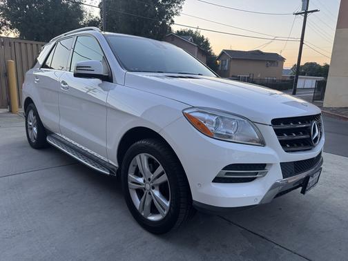 White 2015 Mercedes-Benz M-Class ML 350