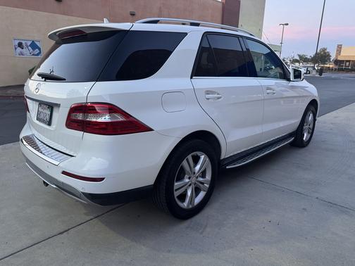 White 2015 Mercedes-Benz M-Class ML 350