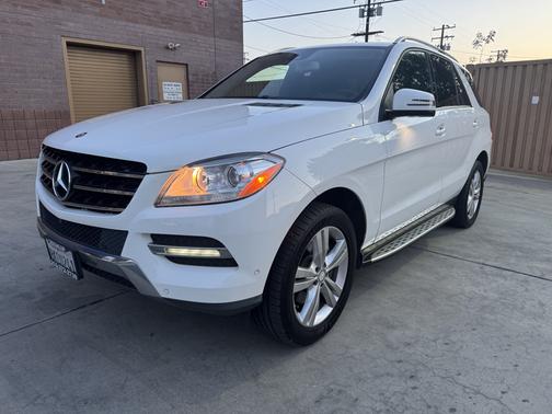 White 2015 Mercedes-Benz M-Class ML 350