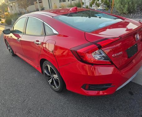 Red 2016 Honda Civic Touring