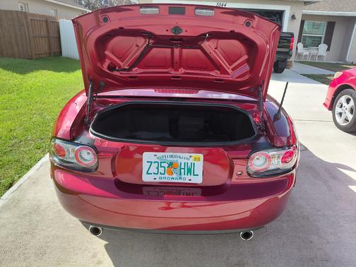 Red 2008 Mazda MX-5 Miata Grand Touring Hardtop Convertible
