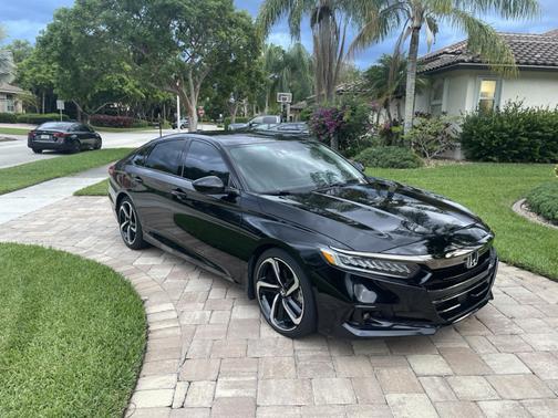 Black 2021 Honda Accord Sport SE 1.5T