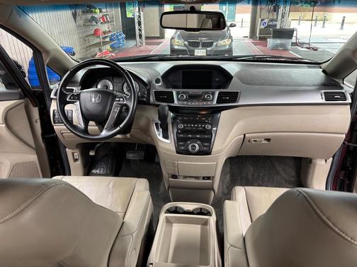 Red 2012 Honda Odyssey Touring Elite