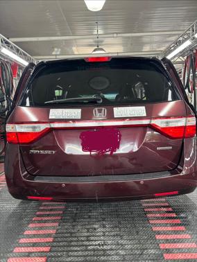 Red 2012 Honda Odyssey Touring Elite