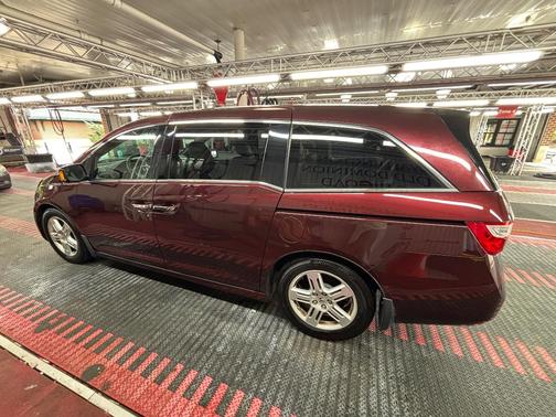 Red 2012 Honda Odyssey Touring Elite