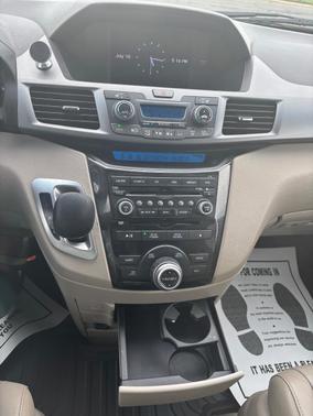 Red 2012 Honda Odyssey Touring Elite