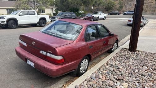 Red 1996 Toyota Corolla DX