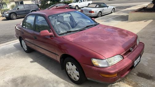 Red 1996 Toyota Corolla DX