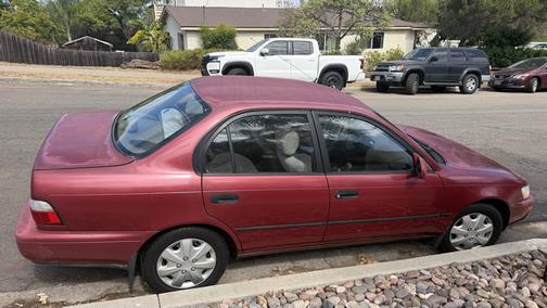 Red 1996 Toyota Corolla DX