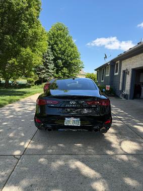 Black 2019 INFINITI Q60 3.0t LUXE