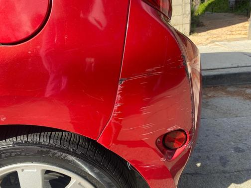 Red 2015 Mitsubishi Mirage ES