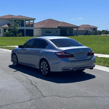 Silver 2017 Honda Accord LX