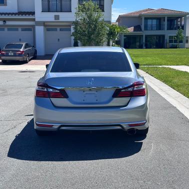 Silver 2017 Honda Accord LX