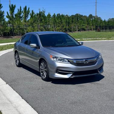 Silver 2017 Honda Accord LX