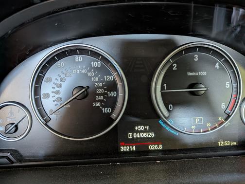 Blue 2016 BMW 535d xDrive