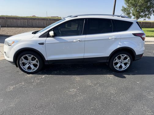 White 2017 Ford Escape Titanium