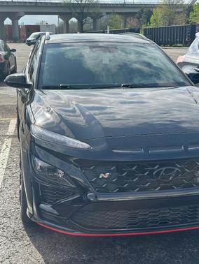 Black 2022 Hyundai Kona N Base