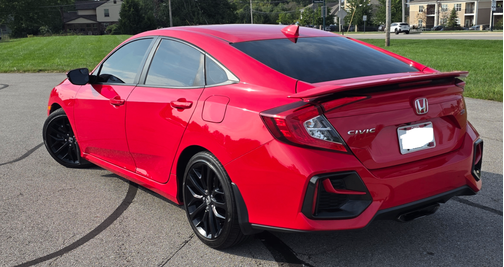 Red 2020 Honda Civic Si Base