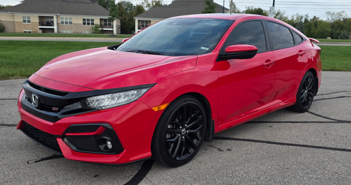 Red 2020 Honda Civic Si Base