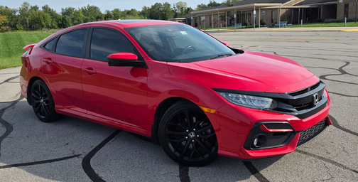 Red 2020 Honda Civic Si Base
