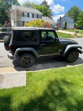 Black 2015 Jeep Wrangler Sport