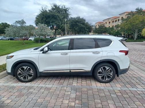 White 2020 Hyundai SANTA FE Limited 2.0T