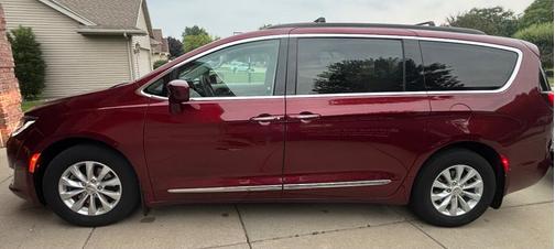Red 2017 Chrysler Pacifica Touring-L