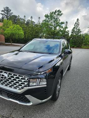 Black 2021 Hyundai SANTA FE SEL