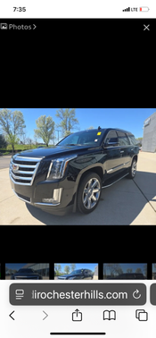 Black 2019 Cadillac Escalade Luxury