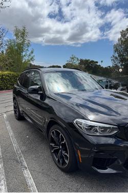 Black 2020 BMW X3 M Competition