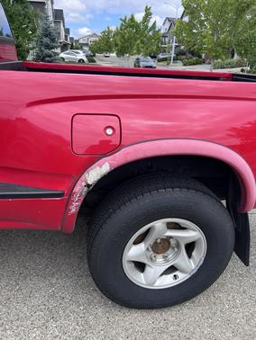 Red 2001 Toyota Tacoma PreRunner Xtracab