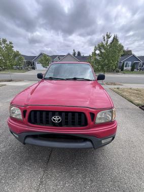 Red 2001 Toyota Tacoma PreRunner Xtracab