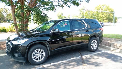 Black 2021 Chevrolet Traverse LS